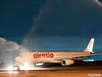 Air Asia's first flight to Nairobi